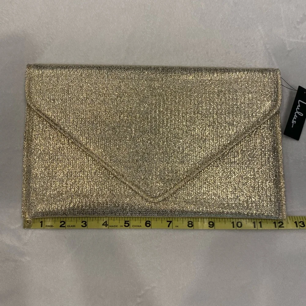 Lulu's Gold Clutch